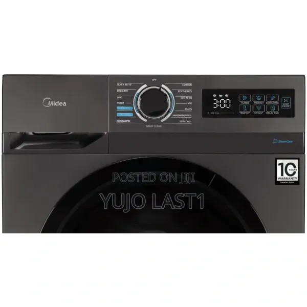 Midea 8kg Titanium Color Front Load Washing Machine (Wm Mf110w80b/T)