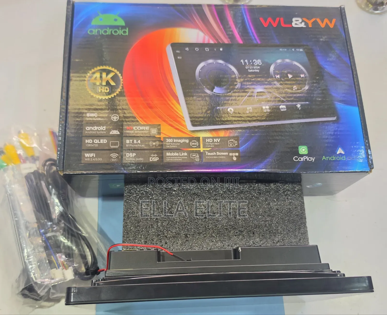9 Inch Android Car Radio (4+64gb) With Video Out Fan