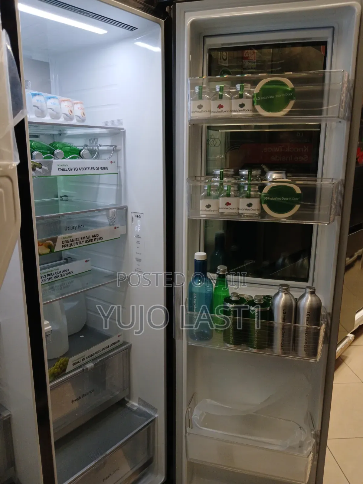 Lg 635l Side by Side Fridge With Instaview Gc-X257cqes