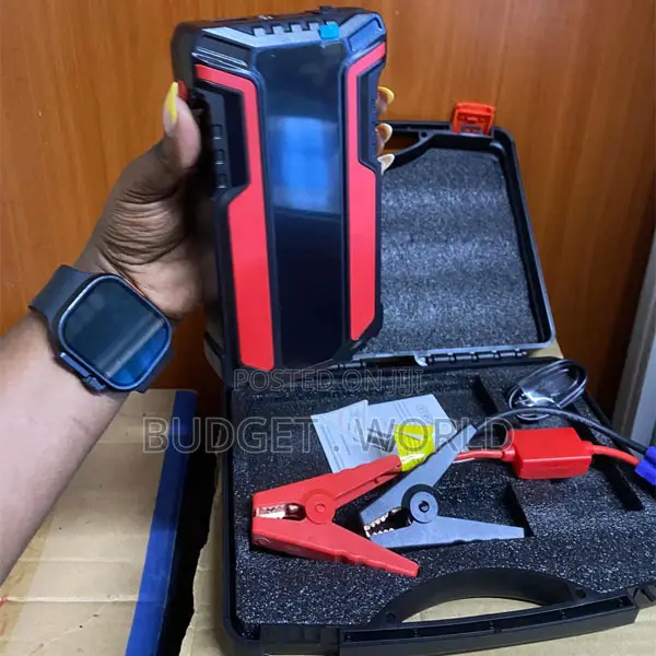 . Portable Vehicle Jump Starter – Multi-Function Car Battery Booster