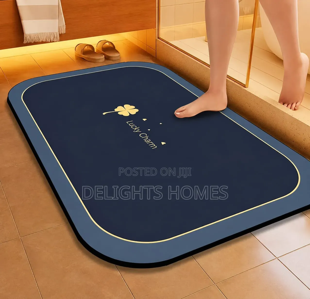 Absorbent Bathroom / Door Mat_car