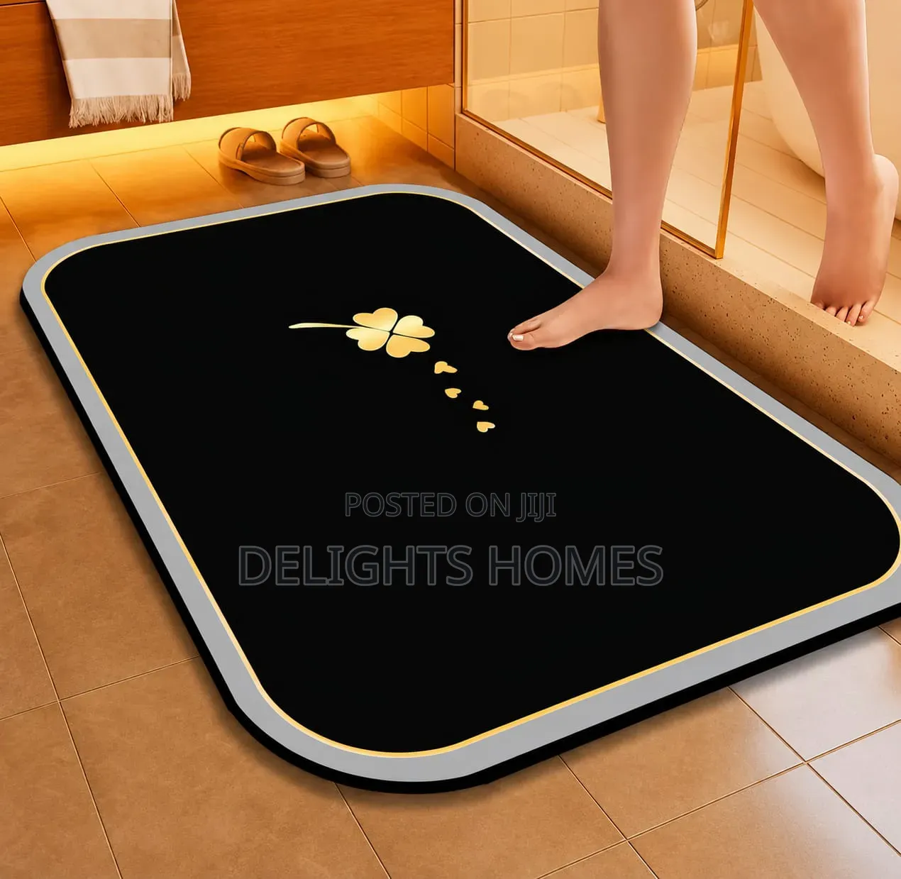 Absorbent Bathroom / Door Mat_car