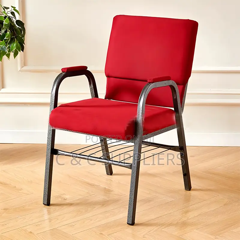 Stackable Church Chair -Padded Fabric