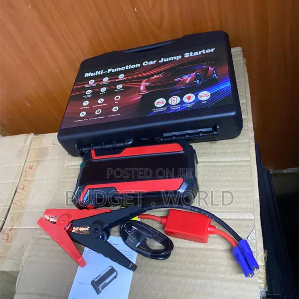 Portable Car Battery Jump Starter – Powerful 12v Emergency Booster