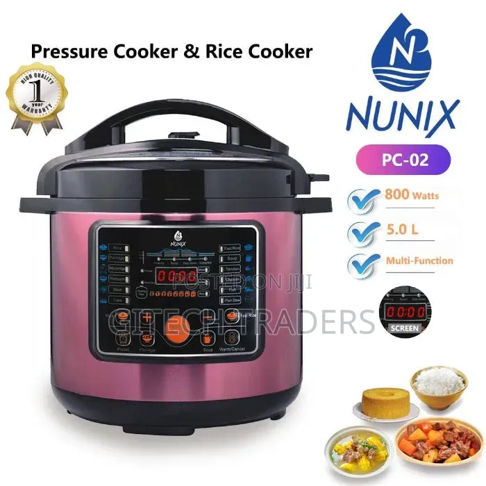 Electric Pressure Cooker Nunix Pc-02