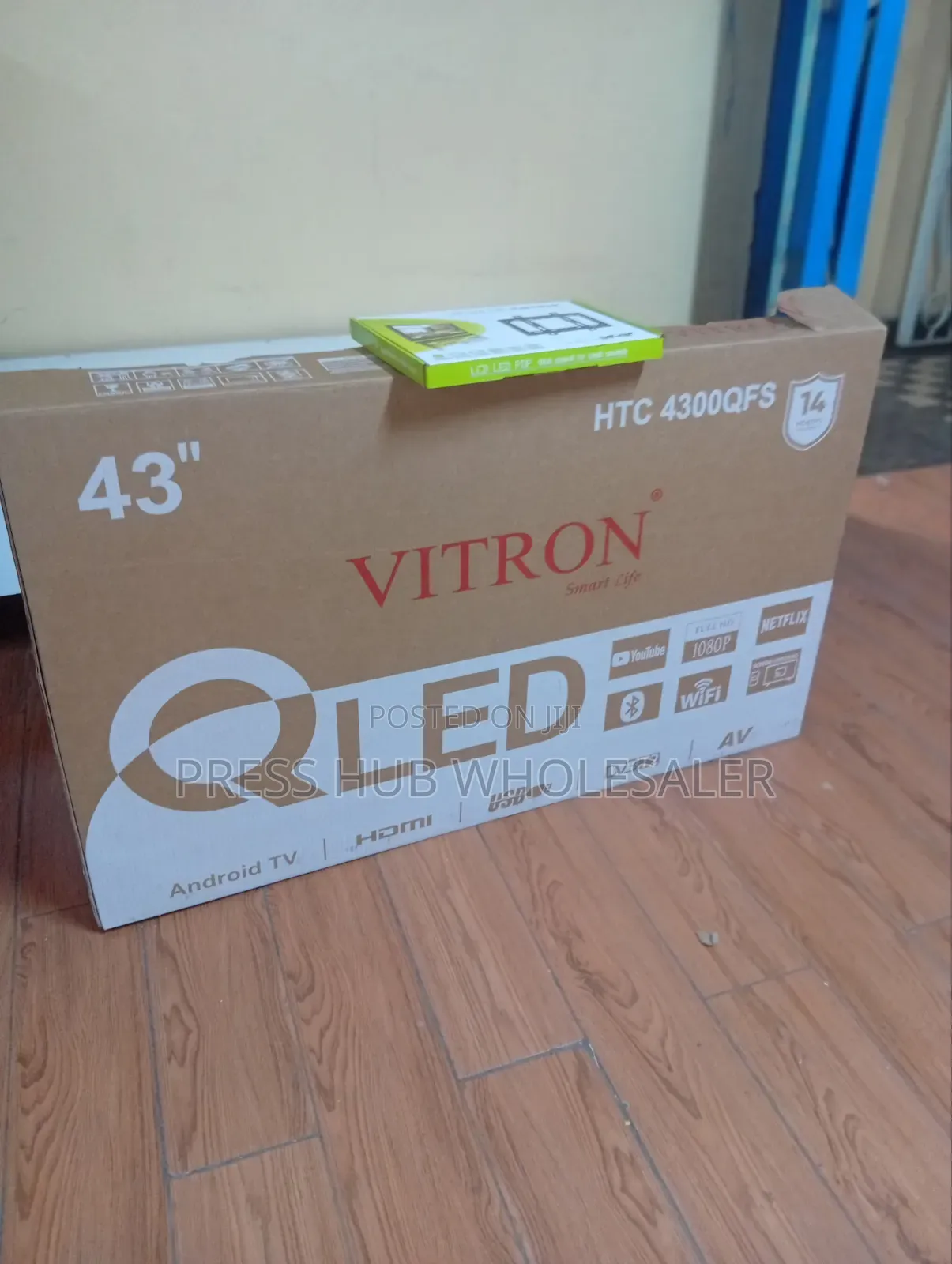 Vitron 43" Qled Smart Android TV - Frameless, Full Hd, Wifi
