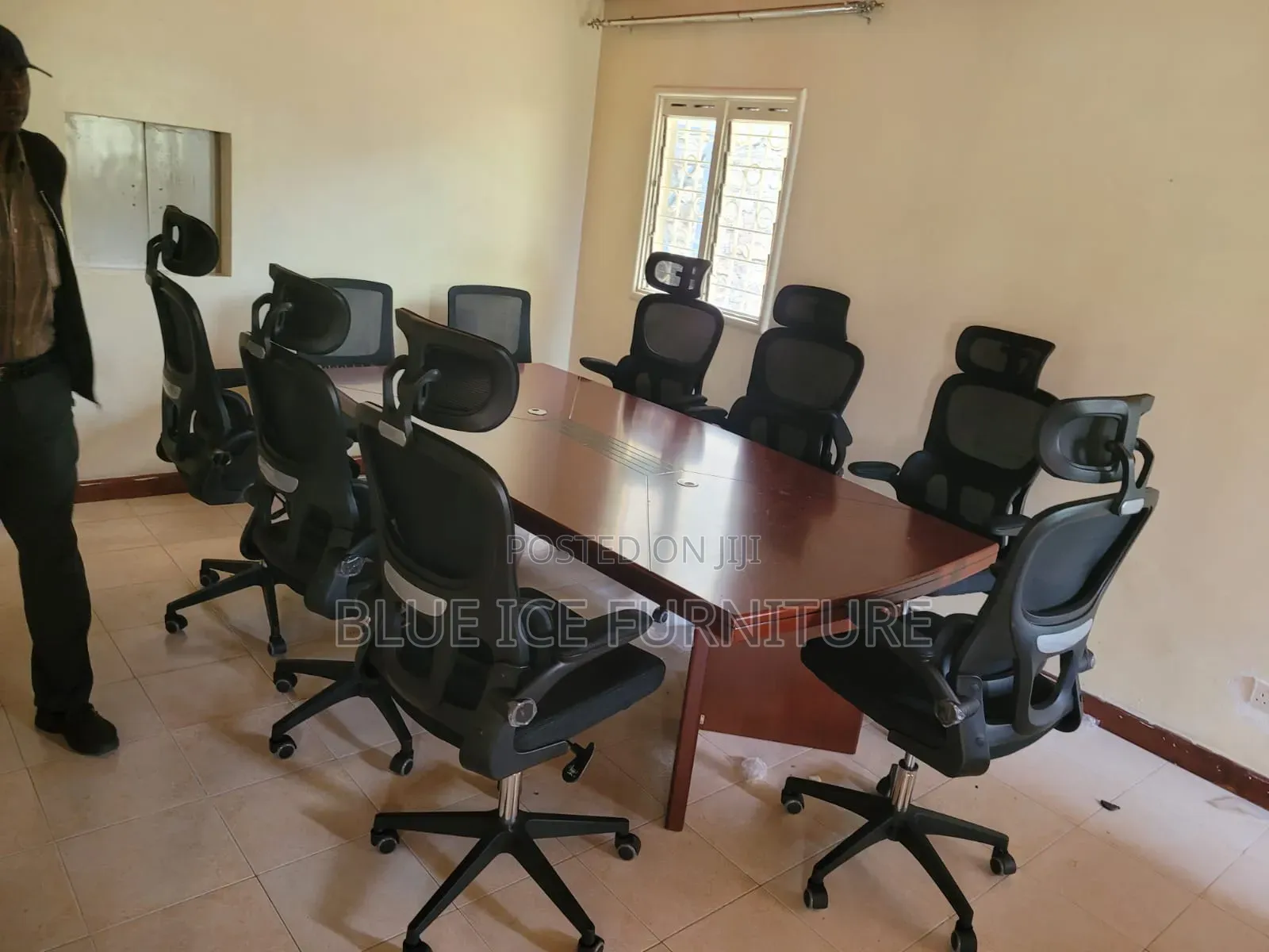 2.4m Mahogany Boardroom Table