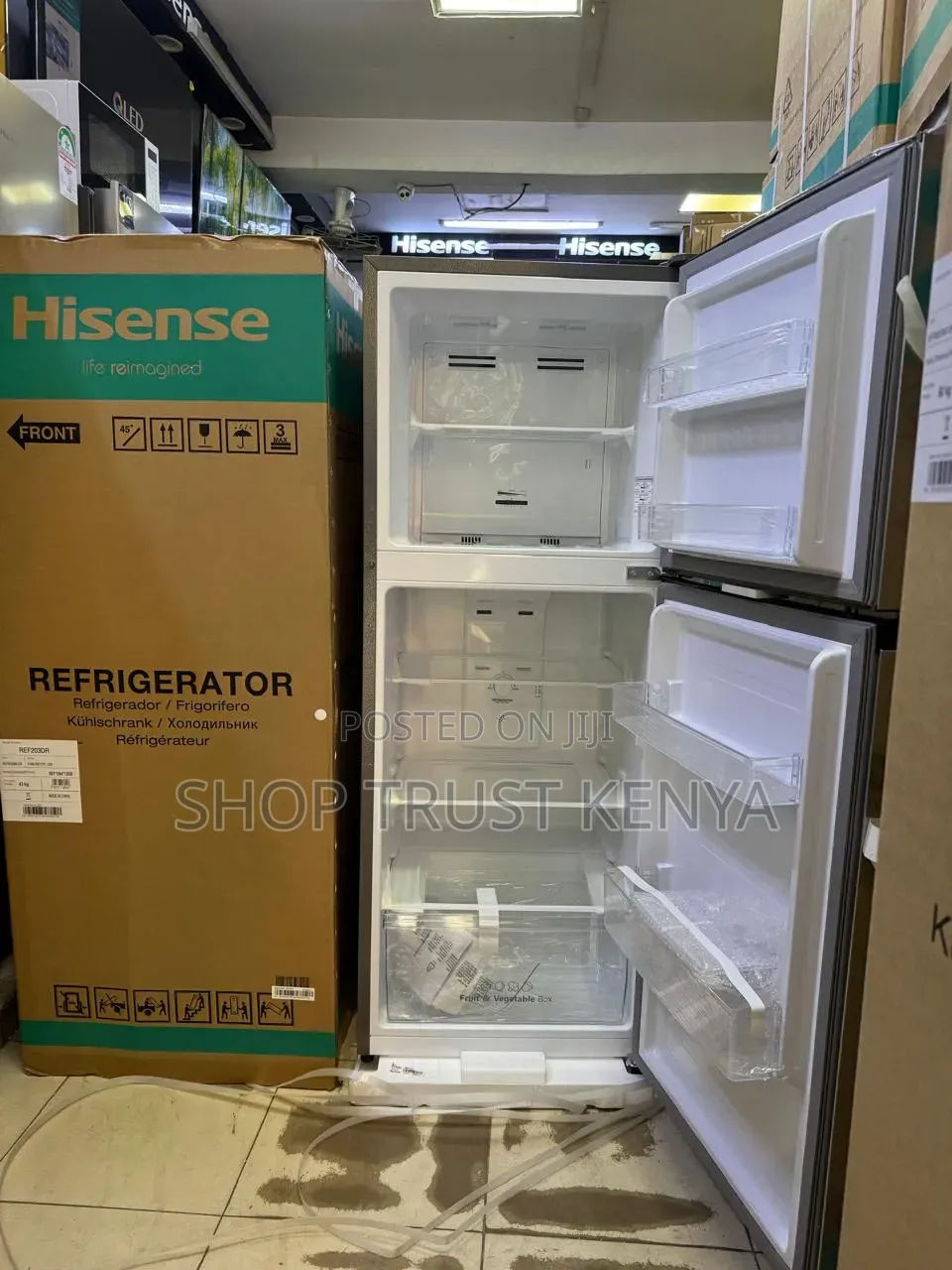 Hisense 203l Ref203dr Double Door Refrigerator No Frost