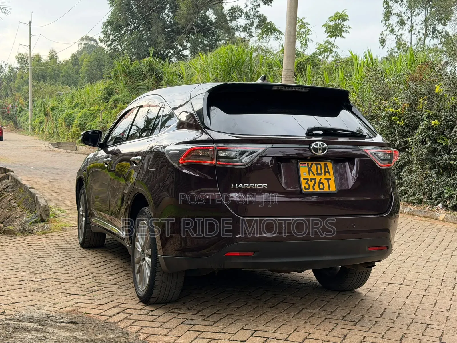 Toyota Harrier 2015 Burgundy