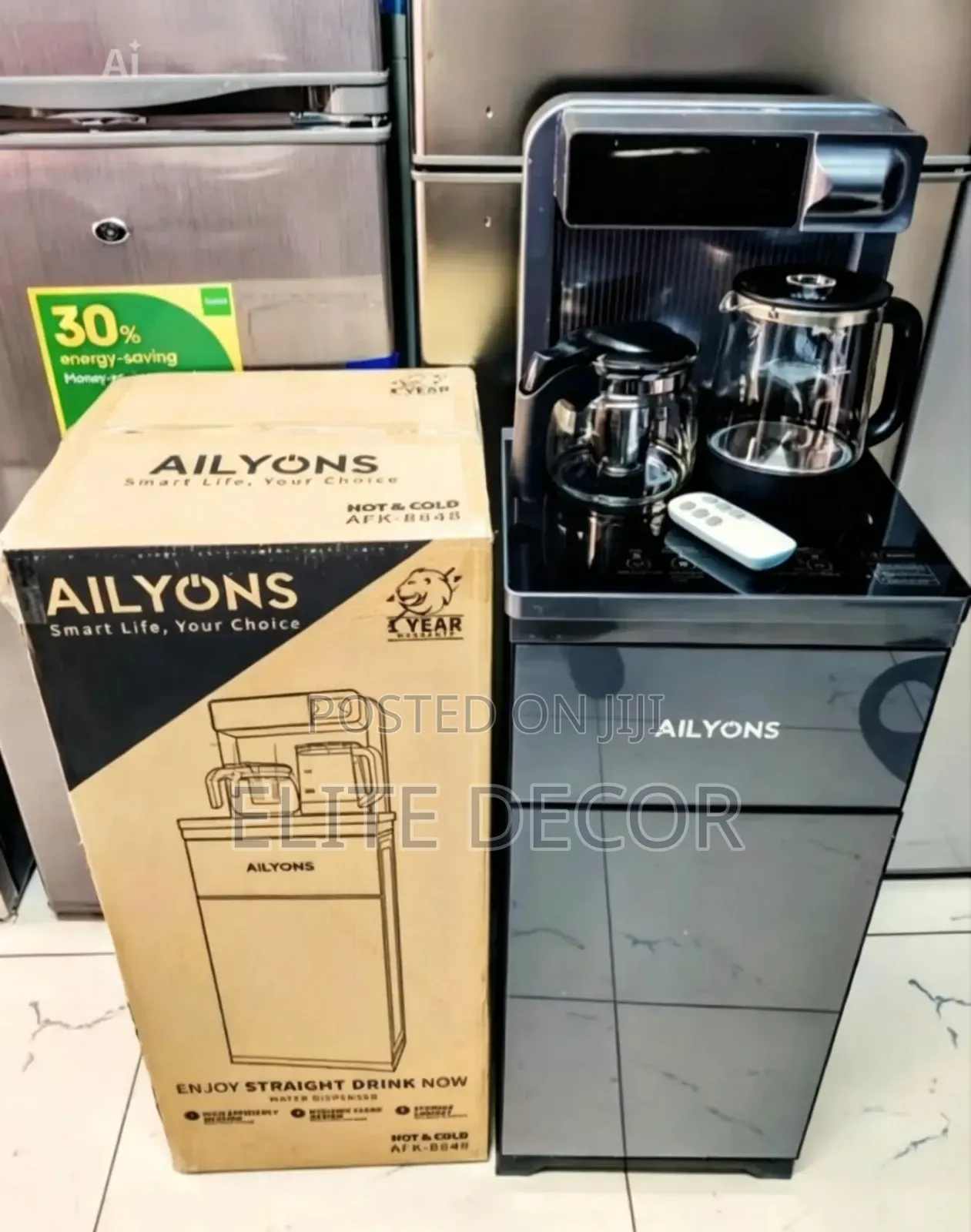 Ailyons Bottom Load Water Dispenser Hot and Cold Model: Afk 8848