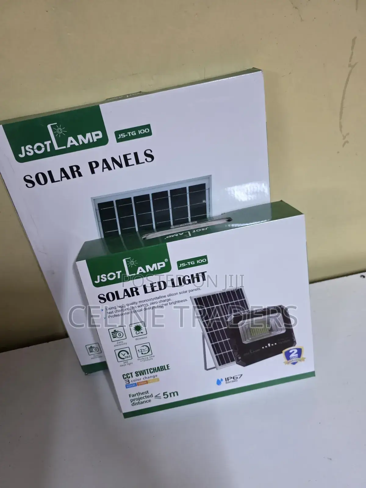 Jsot Solar Lamp Ta100 100watts Solar Floodlight