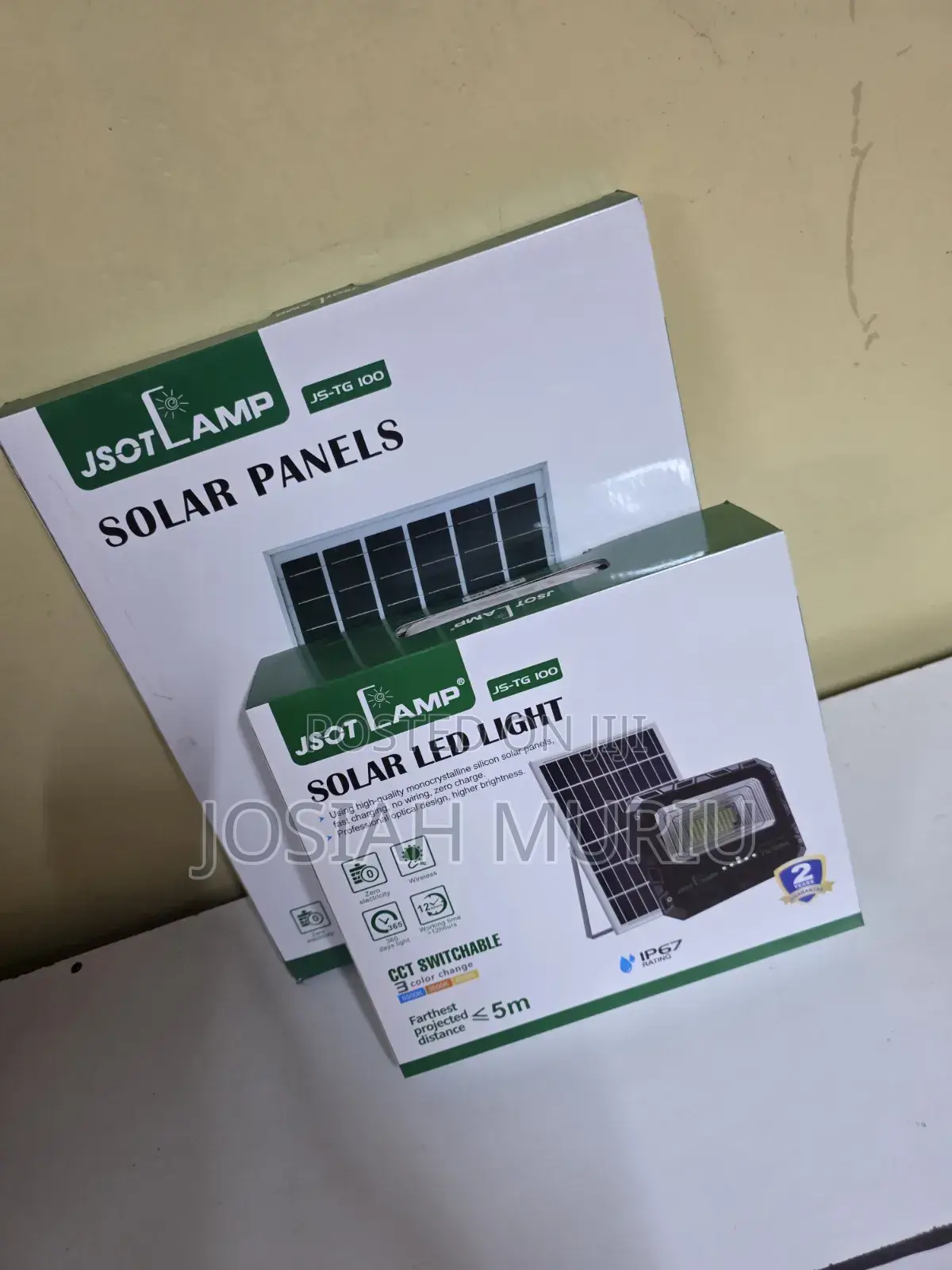 Jsot Solar Lamp Ta100 100watts Solar Floodlight