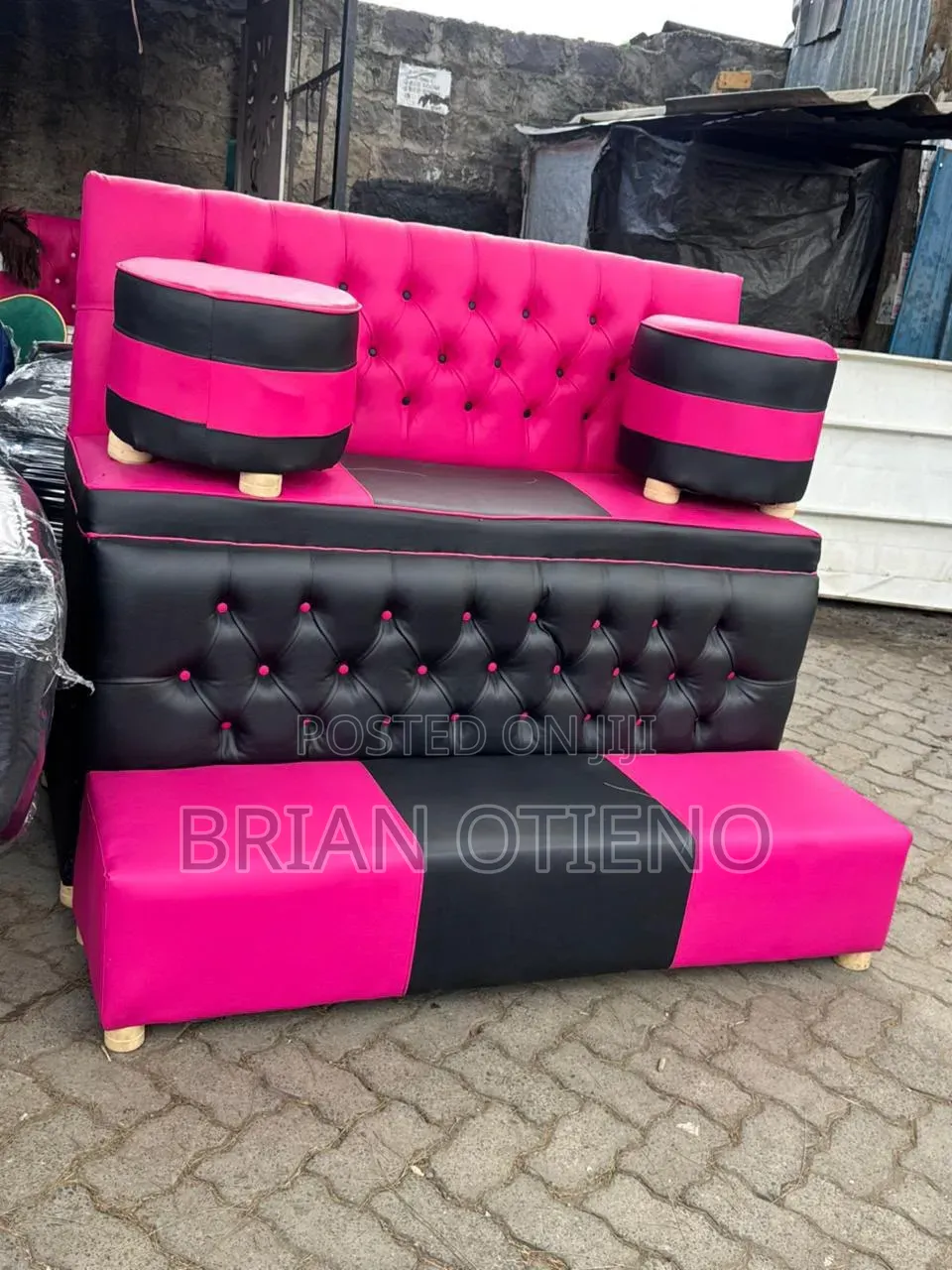 Black/Pink Pedicures Coach