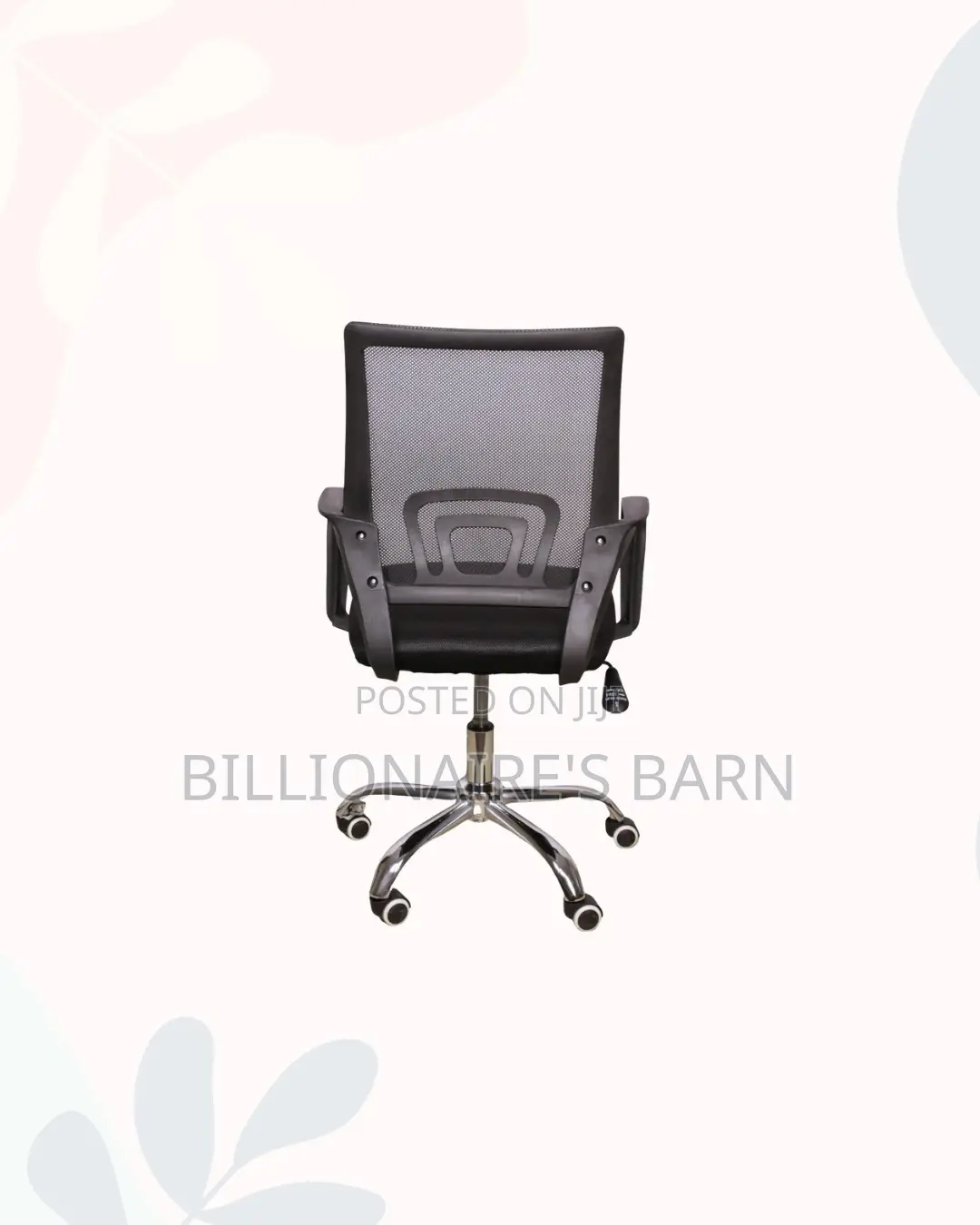 Secretarial Office Chair Ergonomic Design for Reception and Guest Use