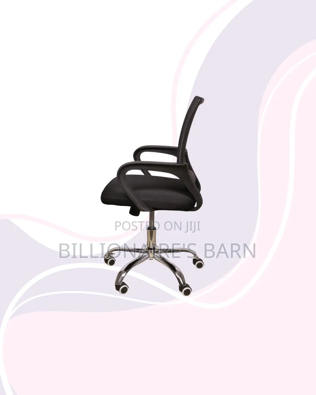 Secretarial Mesh Chair Ergonomic Design for Flexible Desk Setups
