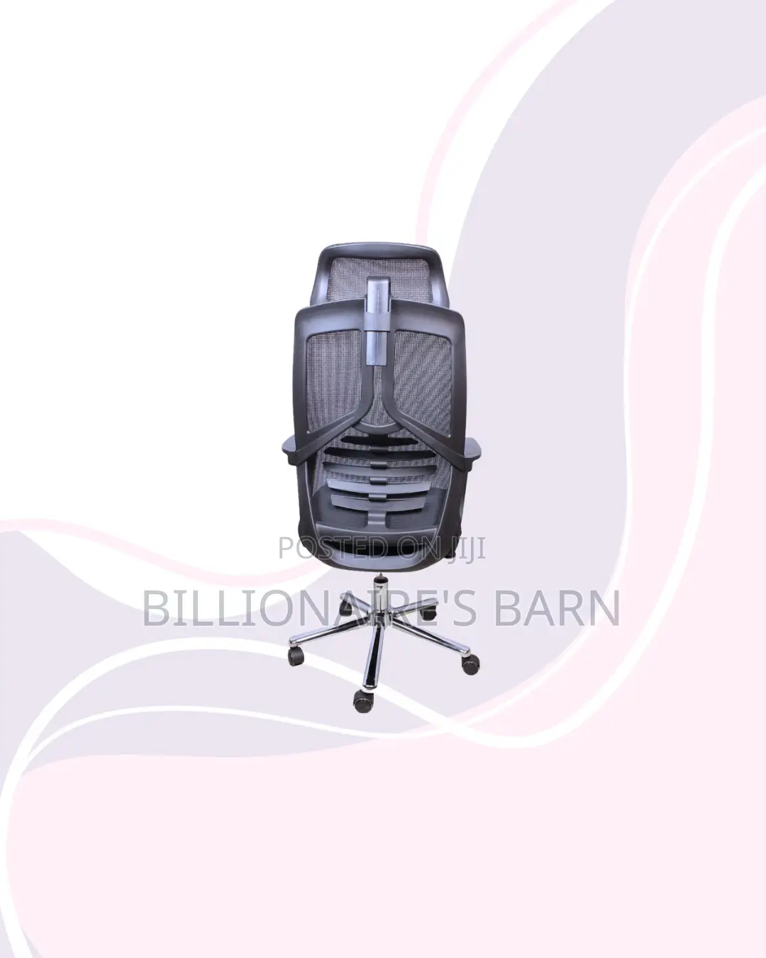 Practical High Back Mesh Office Chair Support for Flexible Desk Setups