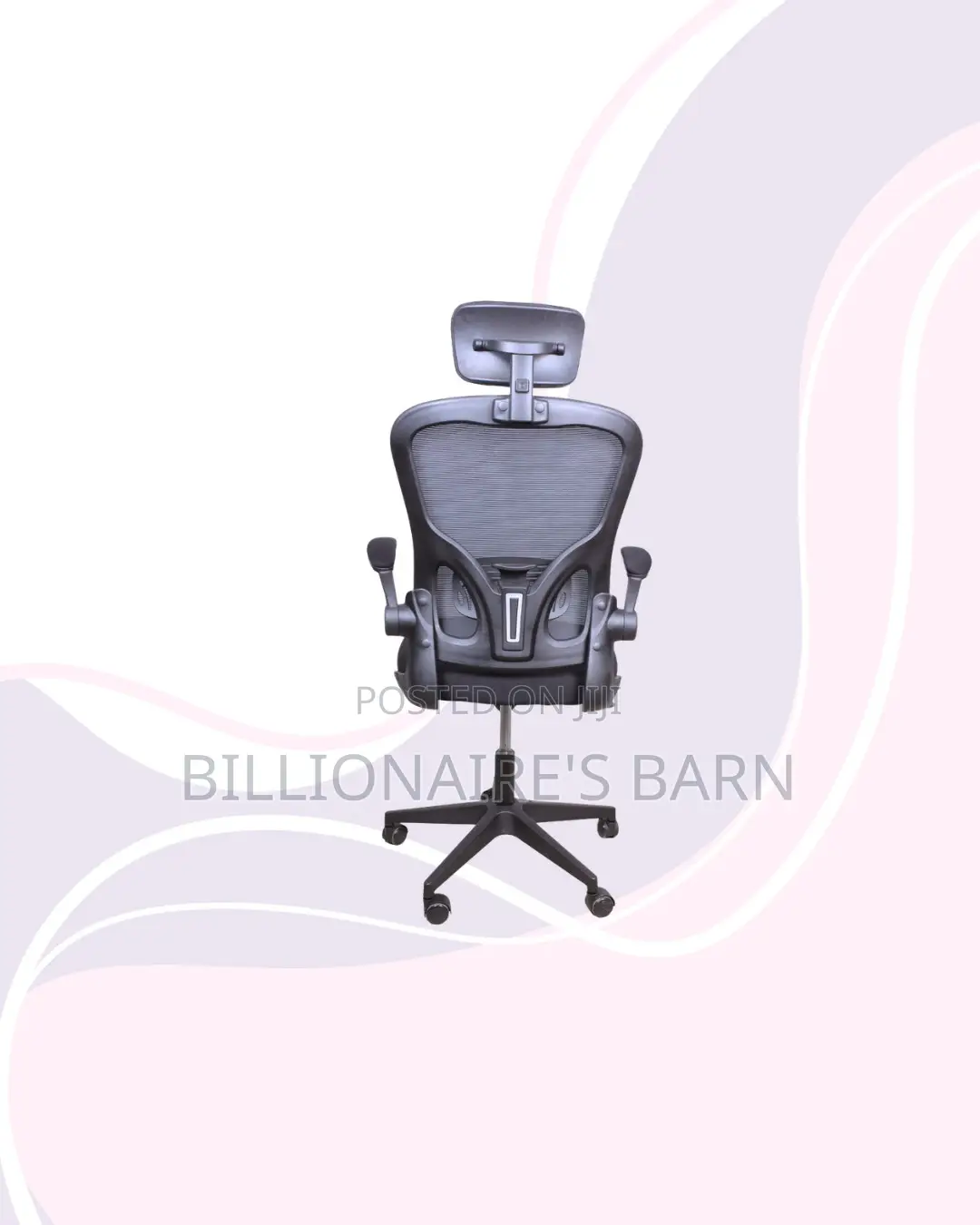 Grey Ergonomic Office Chair With Headrest for Flexible Desk Setups