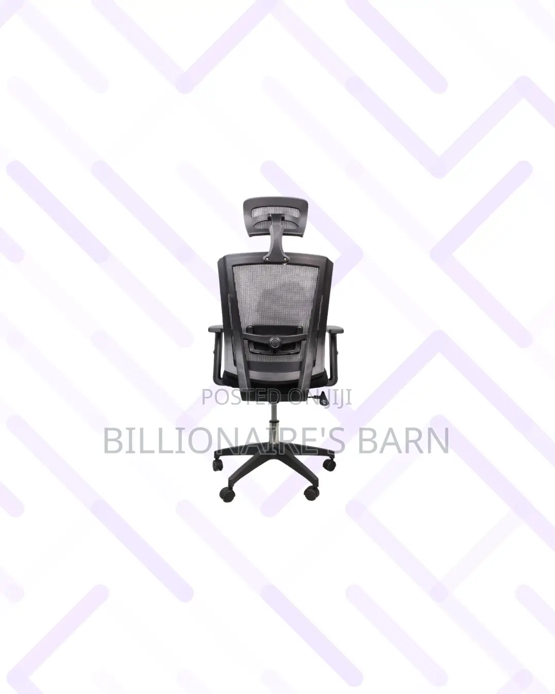 Practical Black Mesh Chair With Nylon Base for Quiet Floor Movement