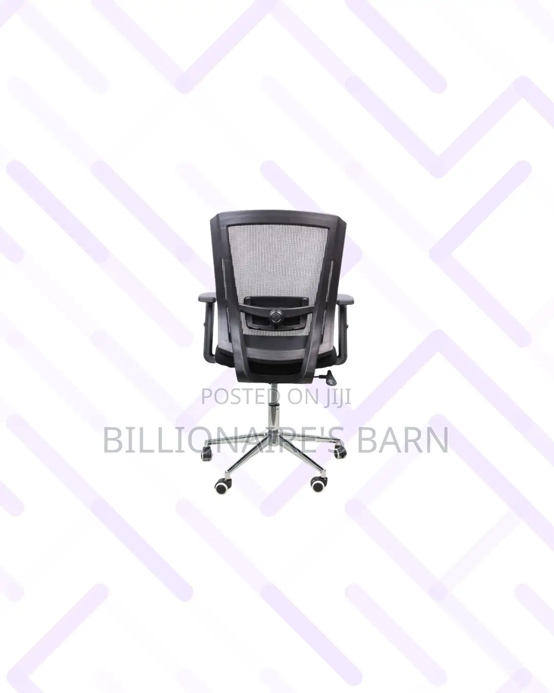 Practical Barn Origin Chair Mid Back Chrome for Quiet Floor Movement