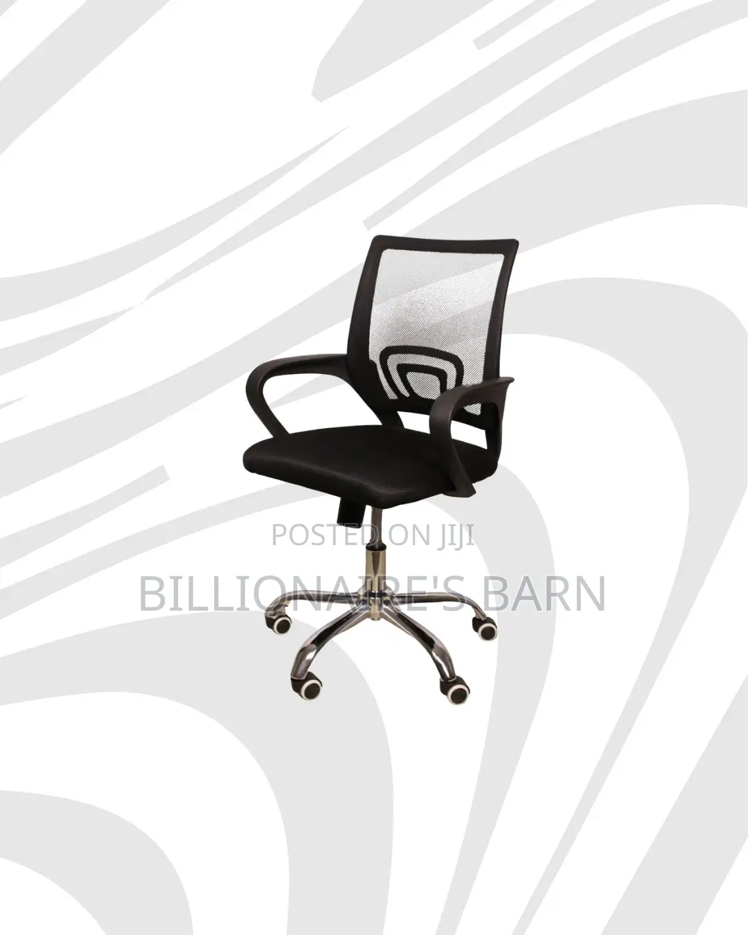 Secretarial Office Chair Ergonomic Design for Tidy Workspace Style