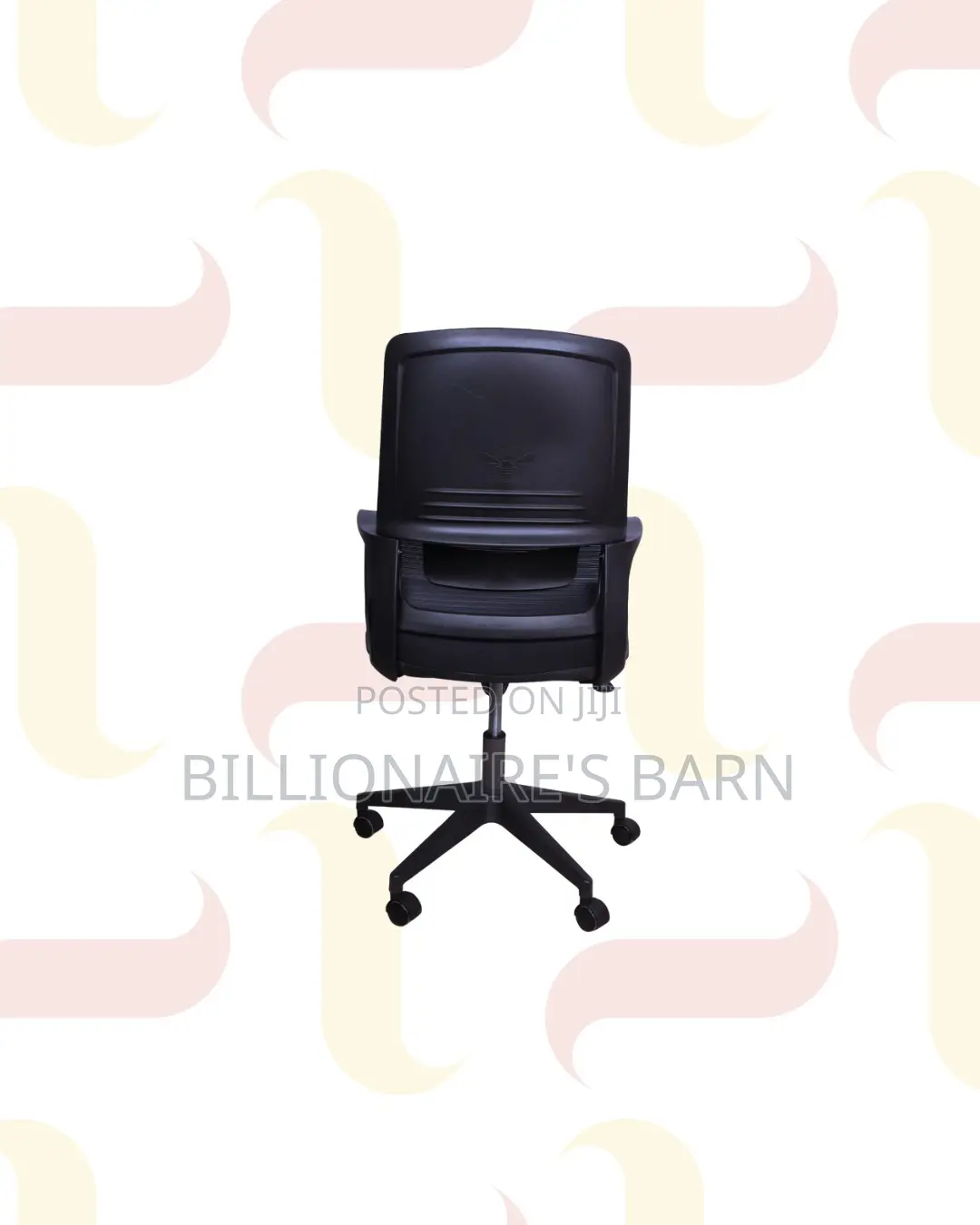 Practical Black Mid Back Mesh Office Chair for Tidy Workspace Style