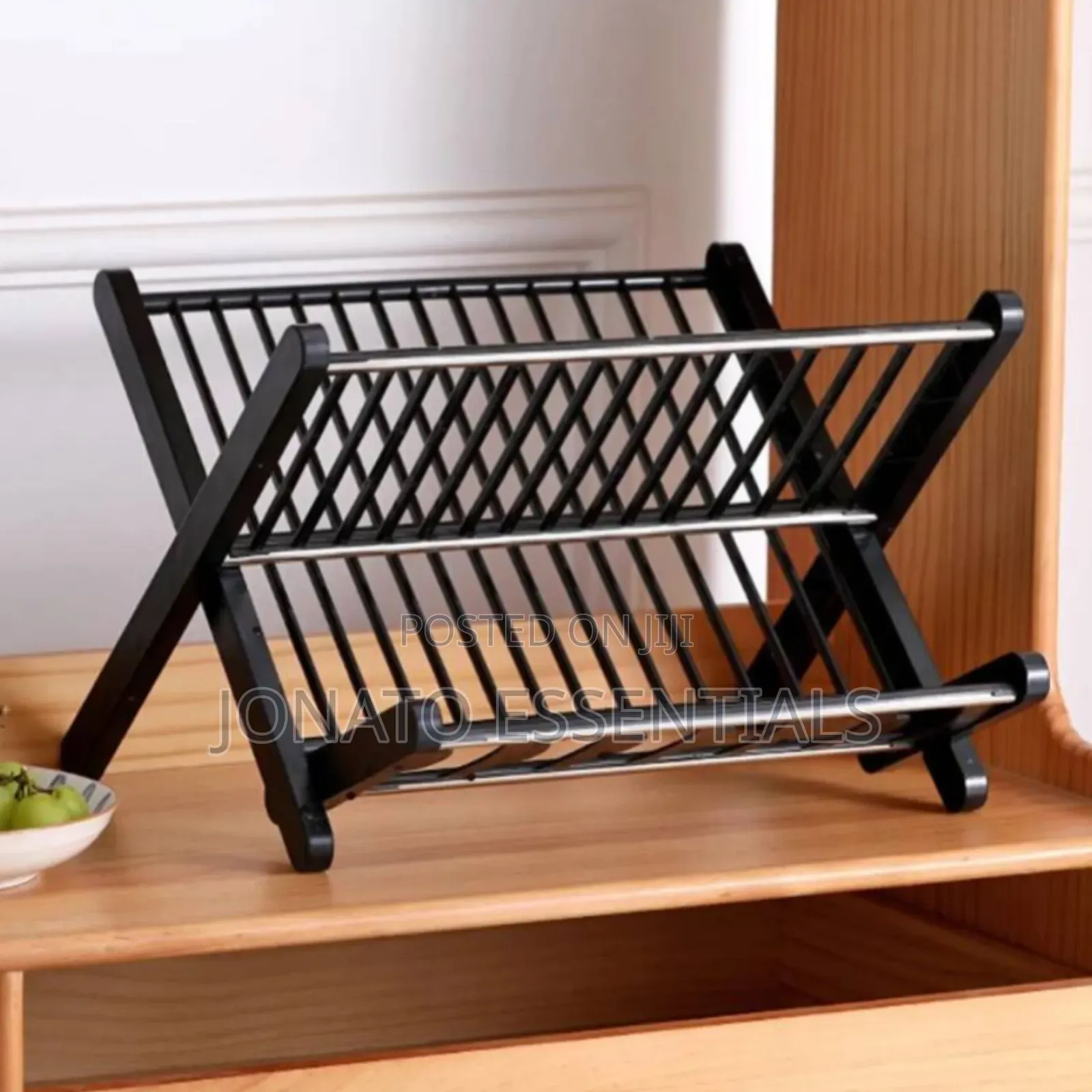 Foldable Kitchen Dish Drying Rack – Compact Space Saver