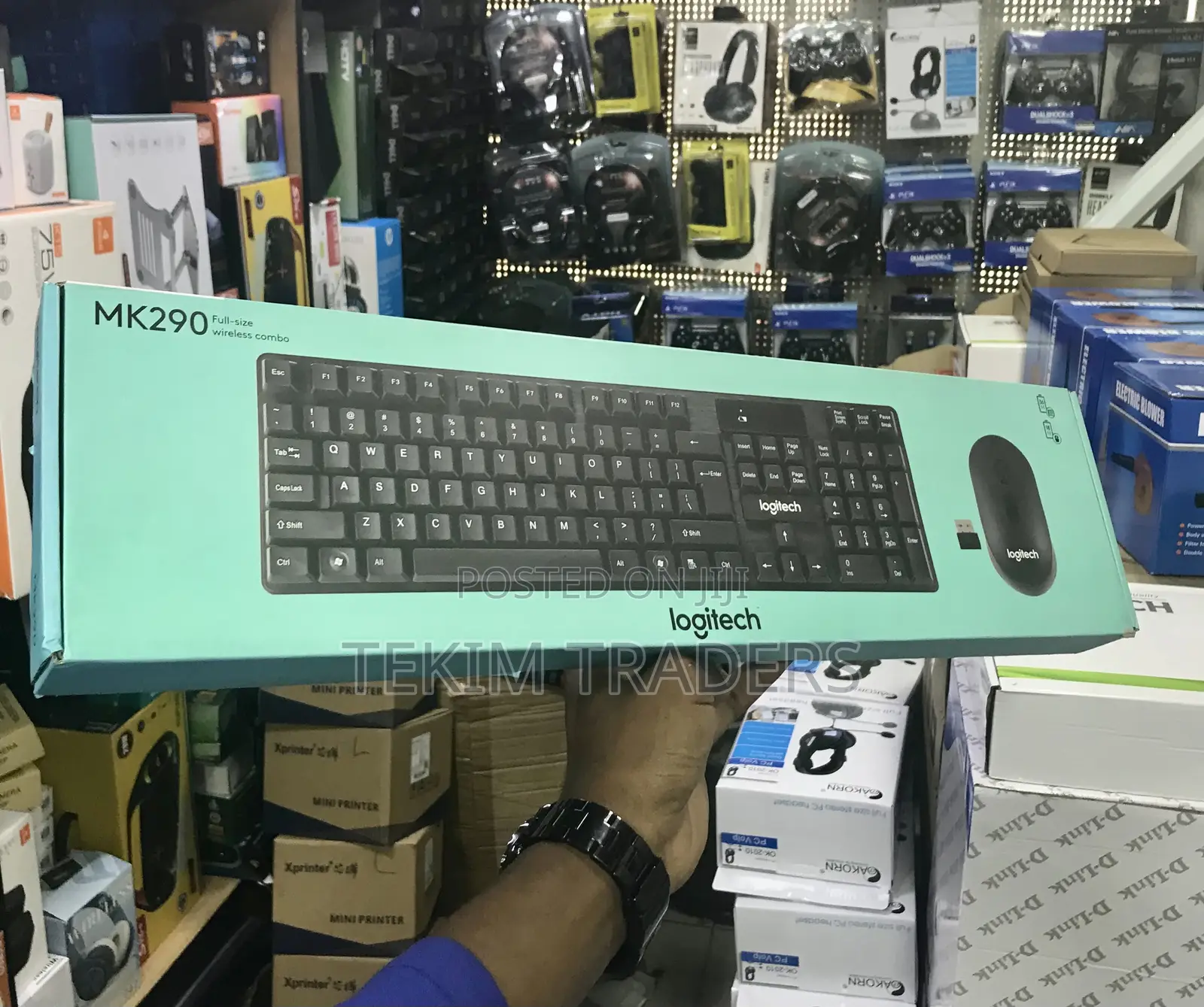 Logitech Mk290 Wireless Keyboard Mouse Combo Full