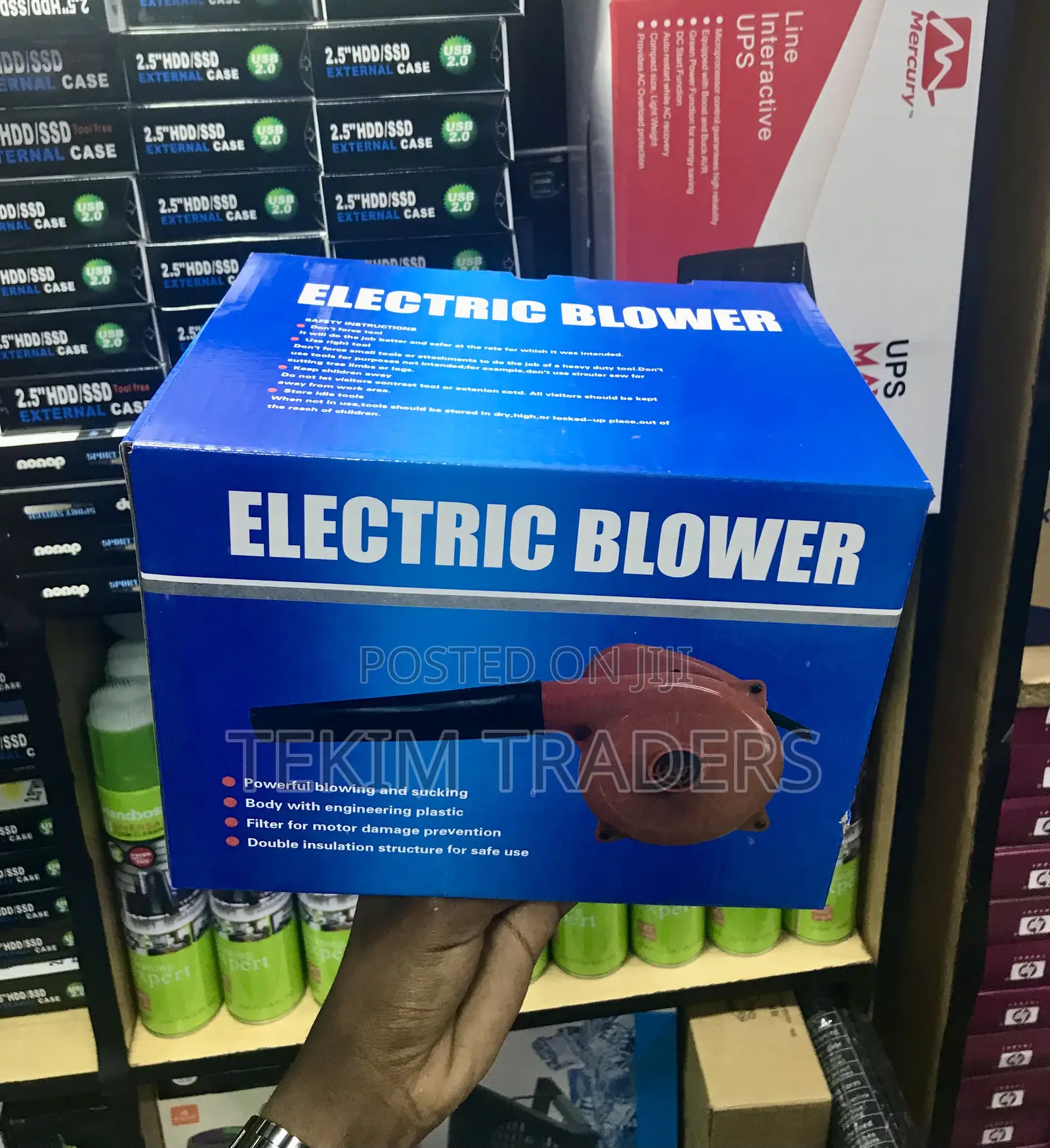 Electric Dust Blower 3.0m3/Min 650w Wired Heavy Duty