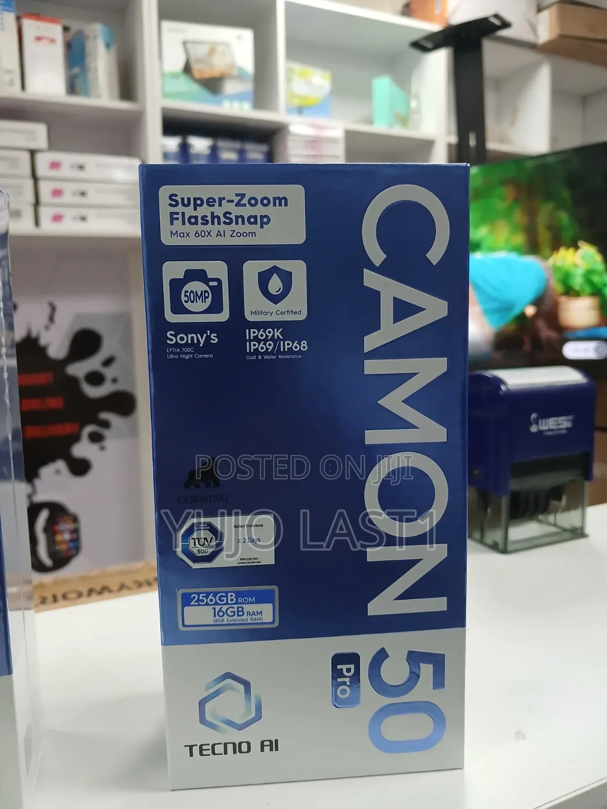 New Tecno Camon 50 Pro 256 GB Black