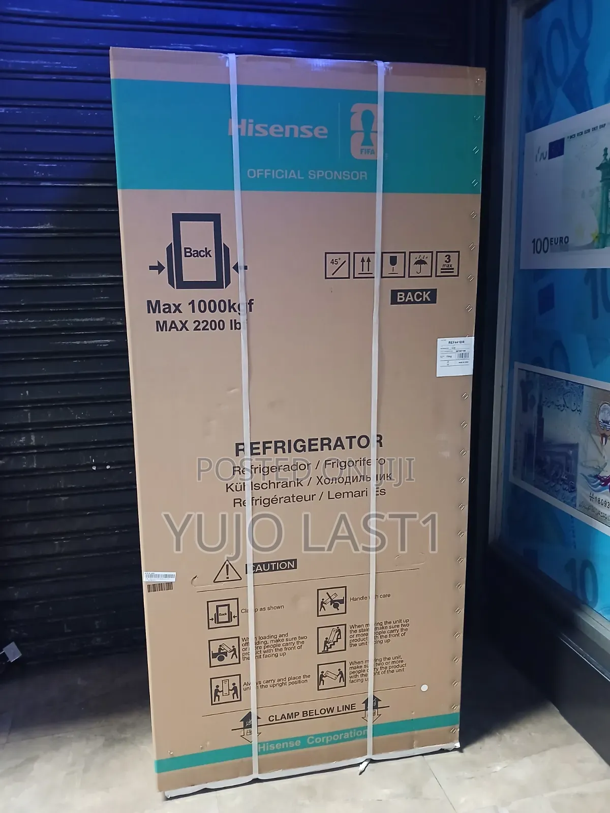 Hisense Side by Side 434l Inverter Fridge Ref441dr -