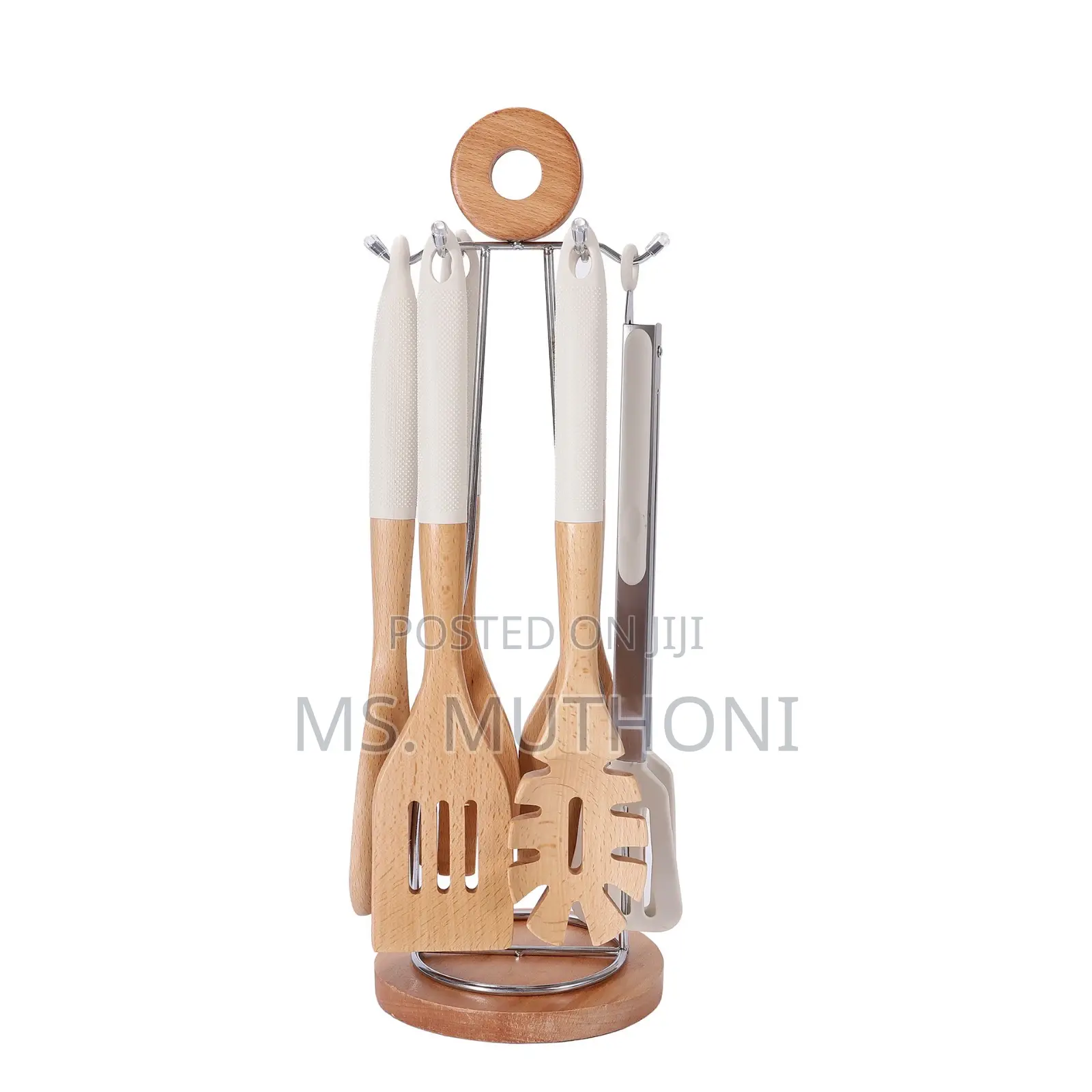 Stylish 6-Piece Bamboo Kitchen Utensil Set
