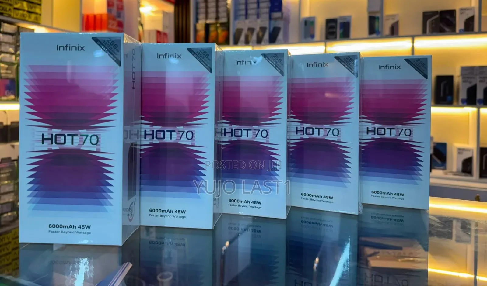 New Infinix Hot 70 256 GB Orange