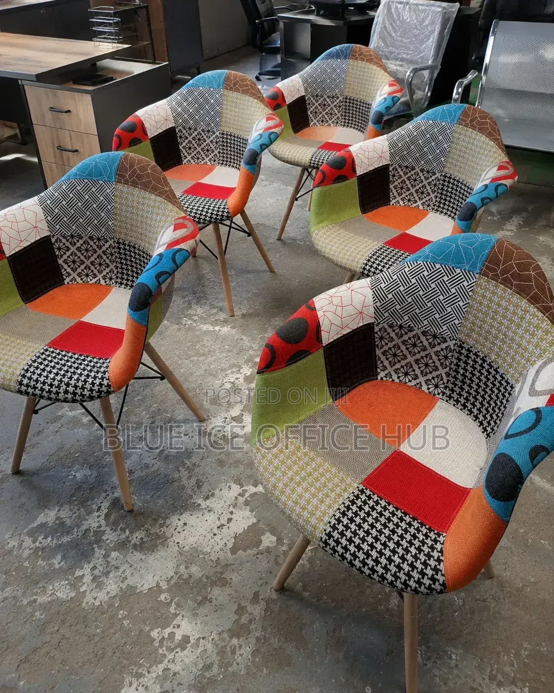 Eames Comfort Patchwork Chair