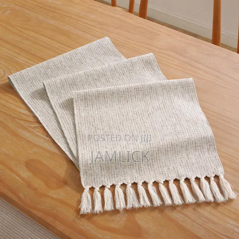 Modern Woven Dining Table Runner 33×228cm - Av