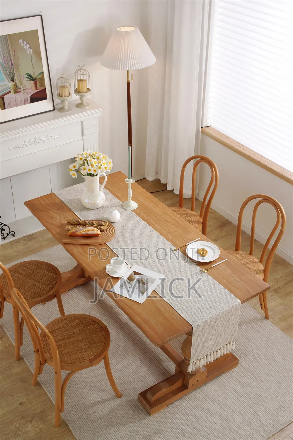 Modern Woven Dining Table Runner 33×228cm - Av