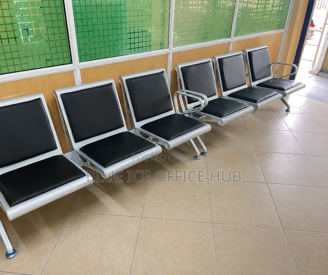 Modern 3 Seater Clinic Waiting Bench Chair