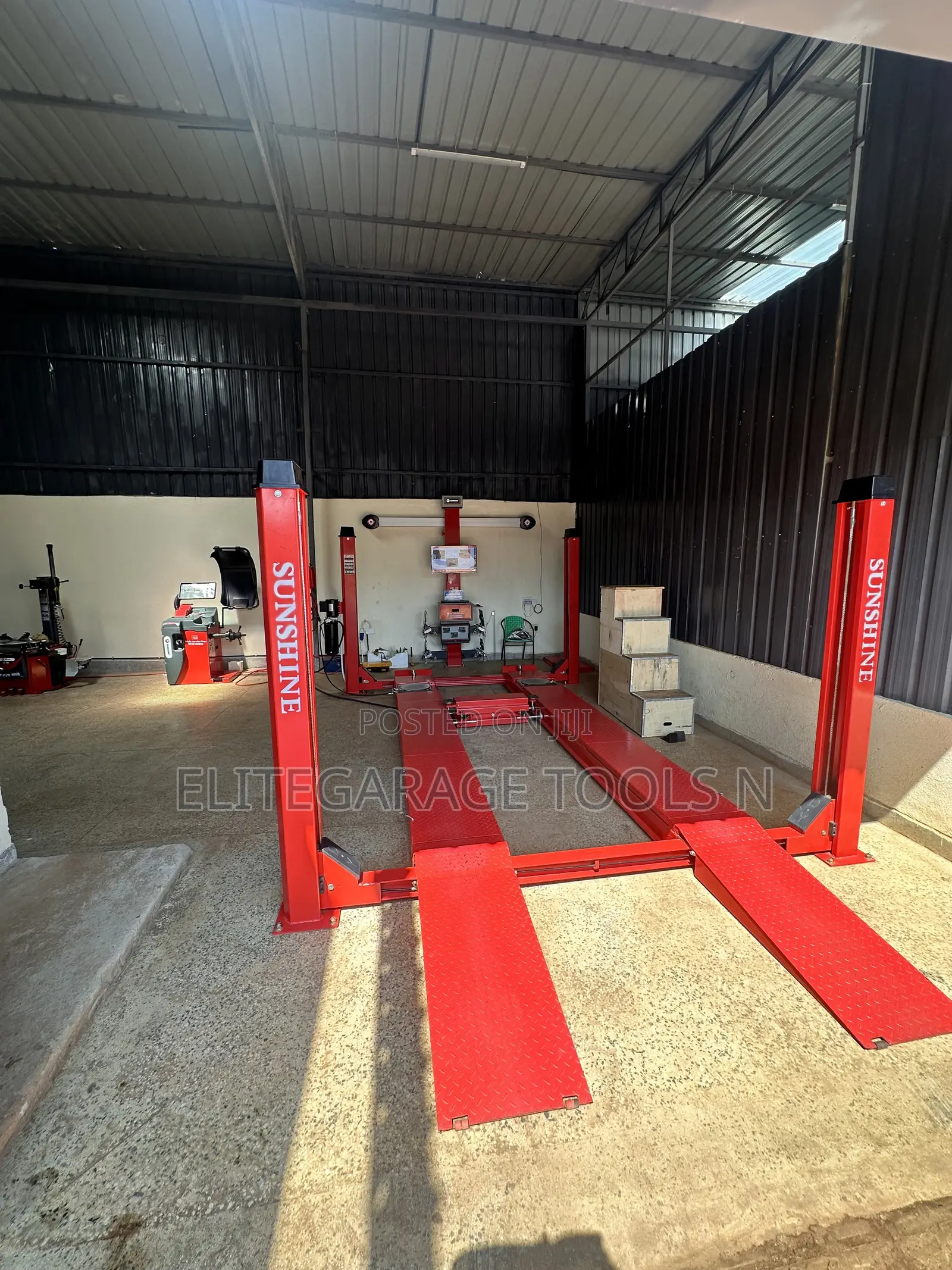 Sunshine 3d Wheel Alignment System With Four Post Lift