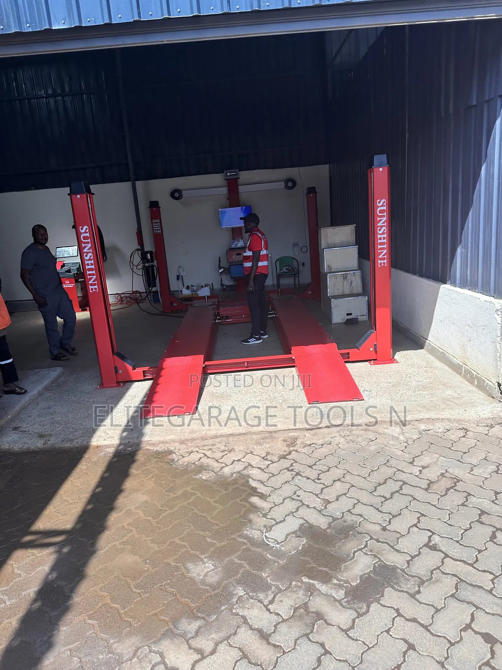 Sunshine 3d Wheel Alignment System With Four Post Lift