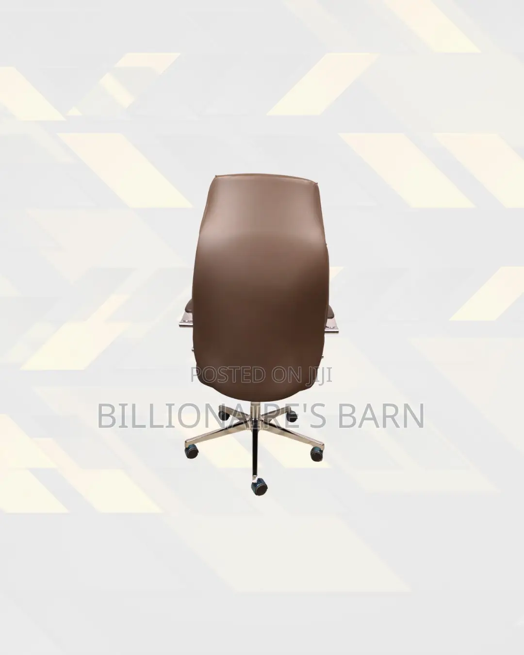Practical Brown Executive Chair High Back for Office Meeting Comfort