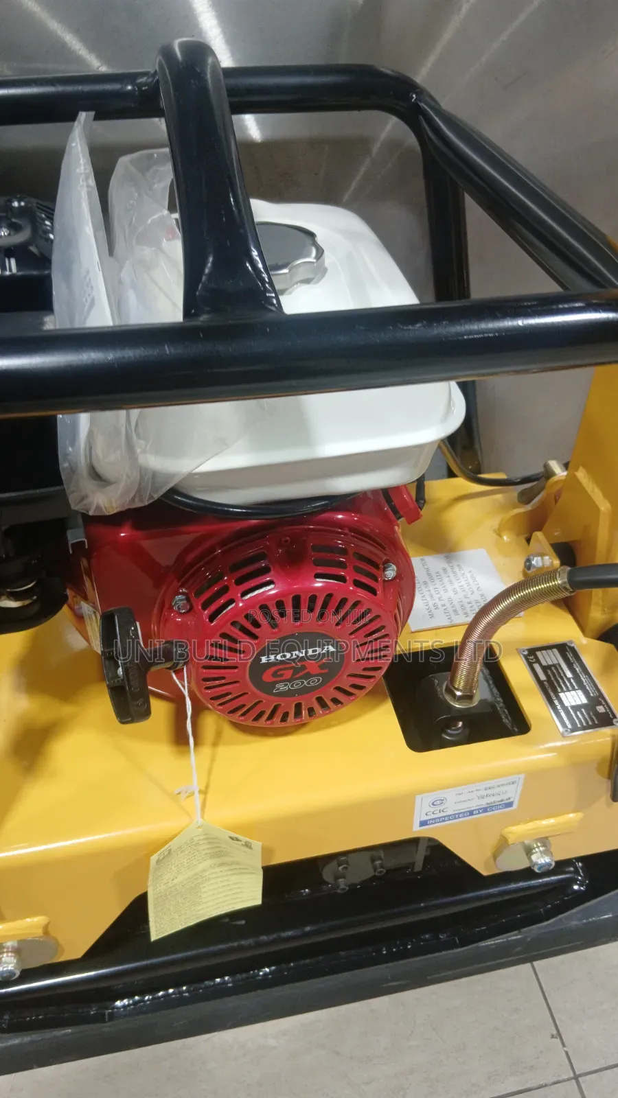 Reversible Soil Plate Compactor With Honda Gx200 Engine