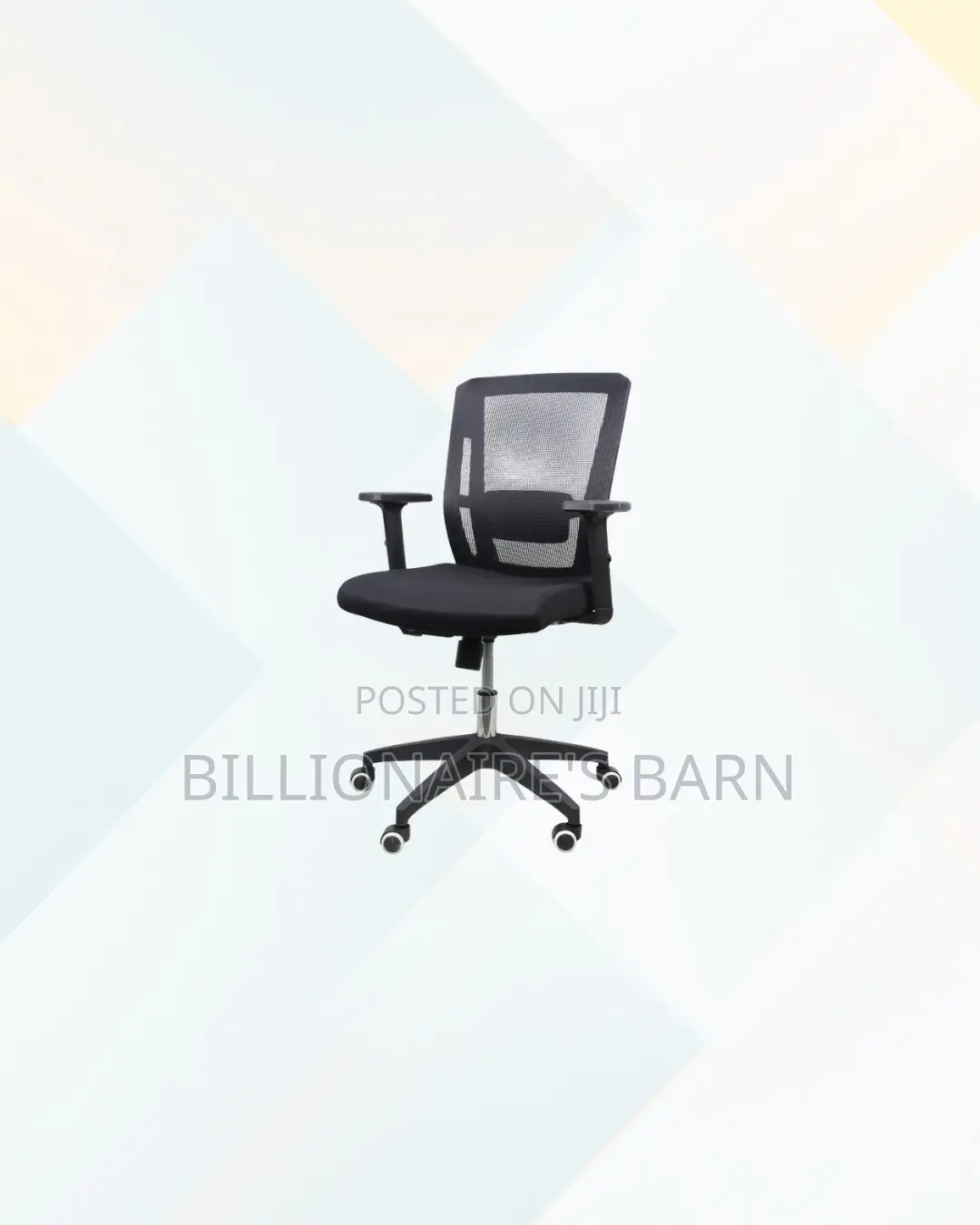 Practical Barn Origin Chair Mid Back Nylon for Office Meeting Comfort