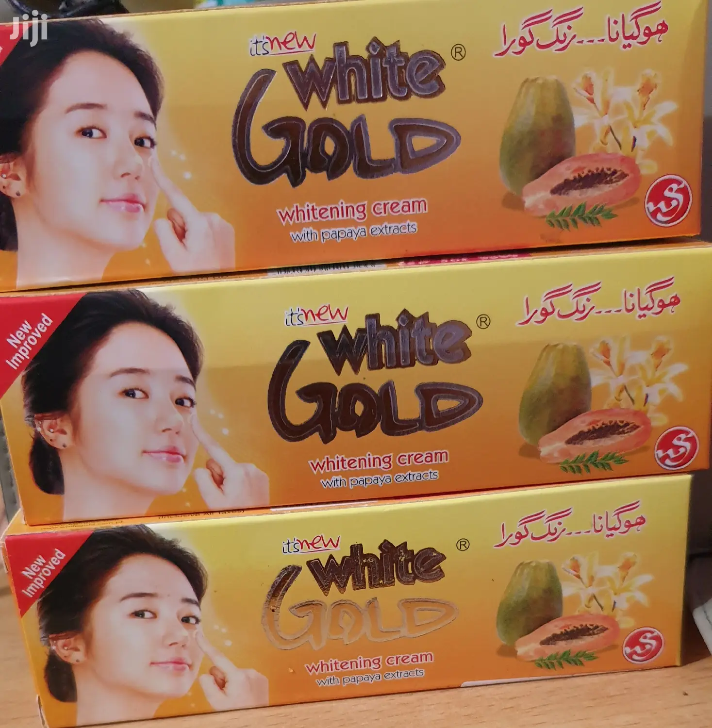 Original White Gold Cream With Papaya Extract With A Code In Kenya