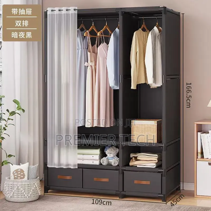 Heavy Duty Metallic Wardrobe