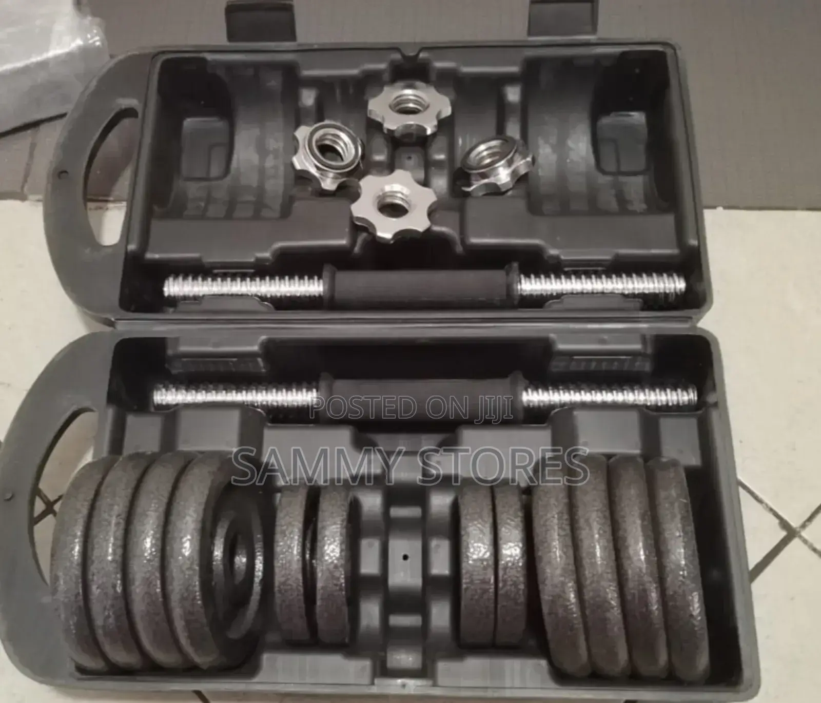 30 Kg Heavy-Duty Adjustable Dumbbell Set With Non-Slip Handles