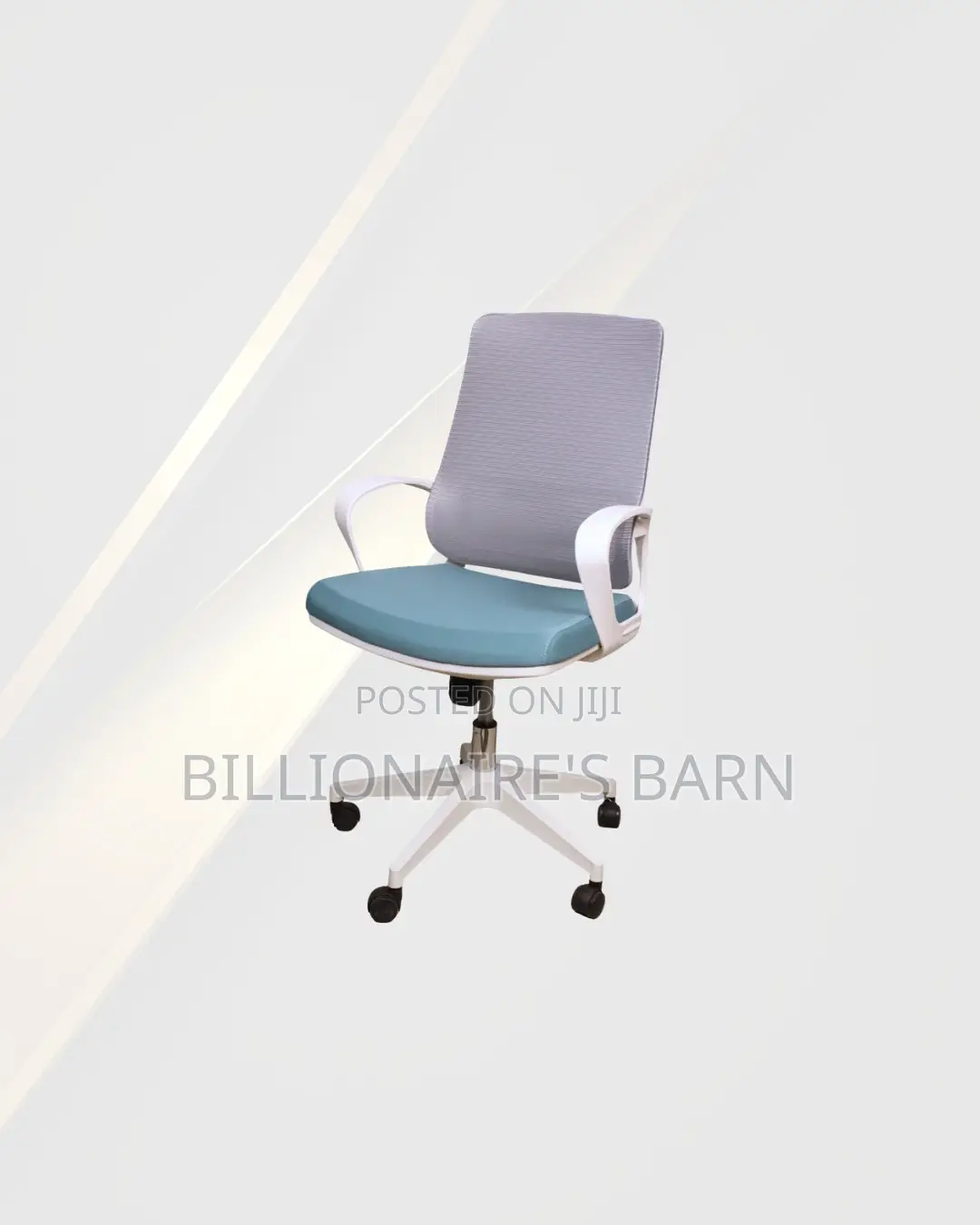 Practical White Mid Back Mesh Office Chair for Fast Paced Workdays