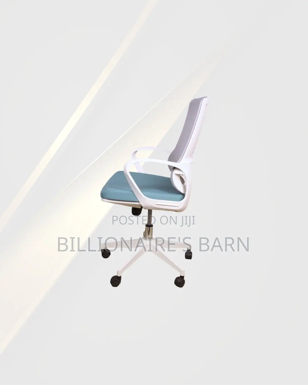 Practical White Mid Back Mesh Office Chair for Fast Paced Workdays