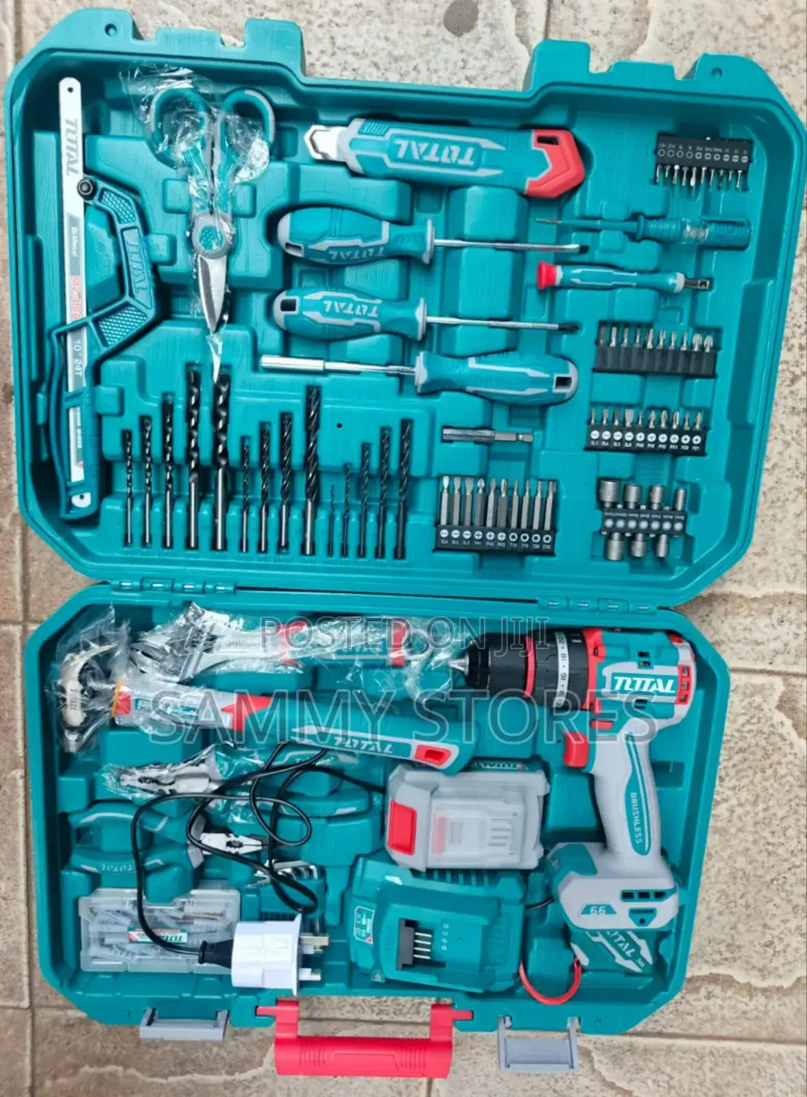 165 Pieces Multi-Purpose Brushless Power Tool Set
