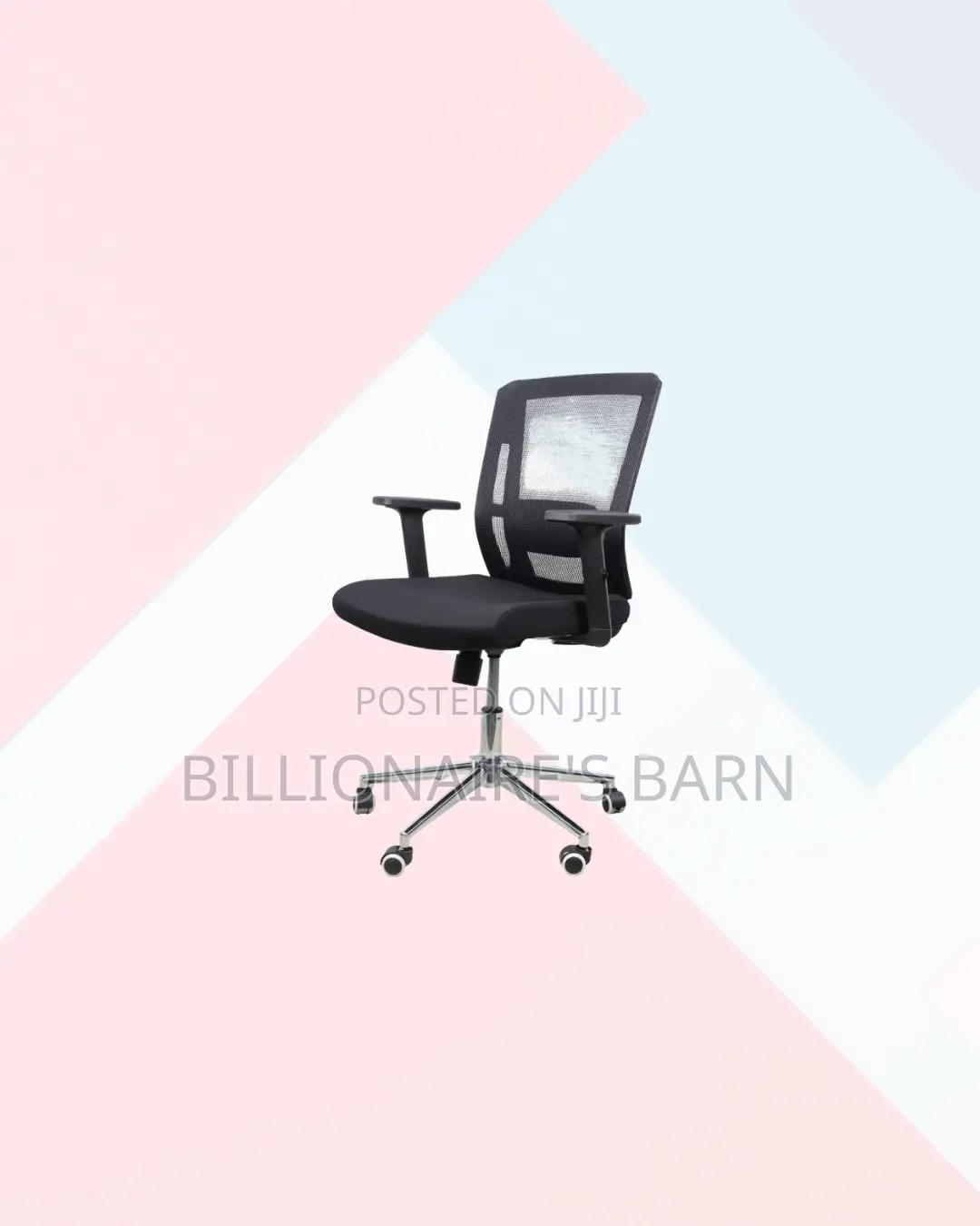 Practical Barn Origin Chair Mid Back Chrome for Fast Paced Workdays