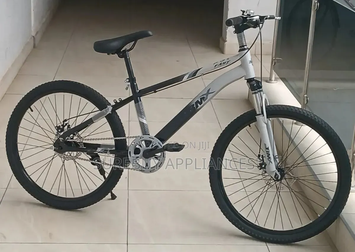 24 Inch BMX Mountain Bike With Front Suspension Disc Brakes