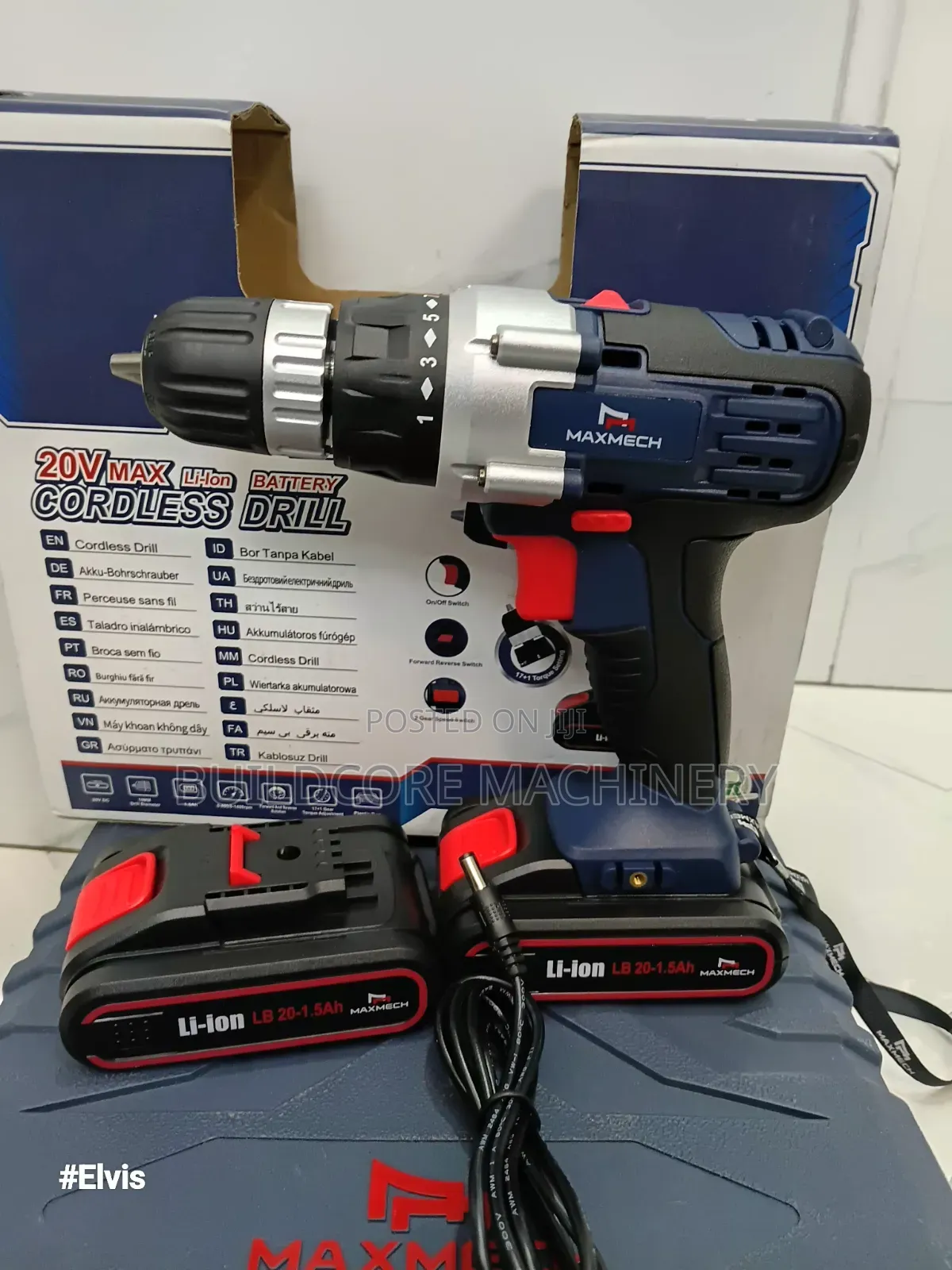 Maxmech 20v Cordless Drill